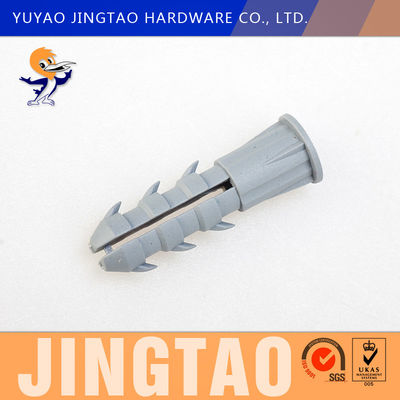 OEM / ODM Plastic Wall Plugs 25MM Length Wall Anchor PE Material